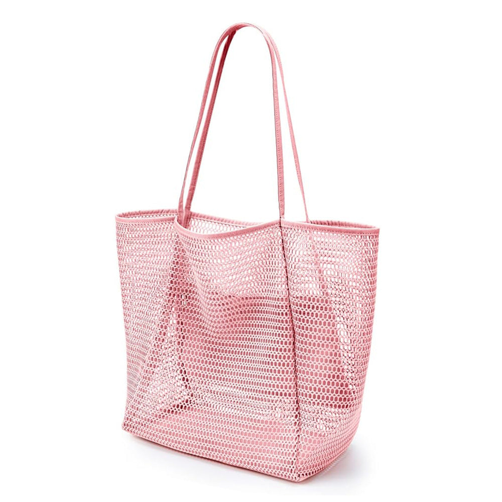 Trendy Hollow Out Mesh Beach Shoulder Bag 8BW6BOB81L
