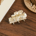 Rhinestone Flower Hair Claw - DippedShop Wholesale - #2131