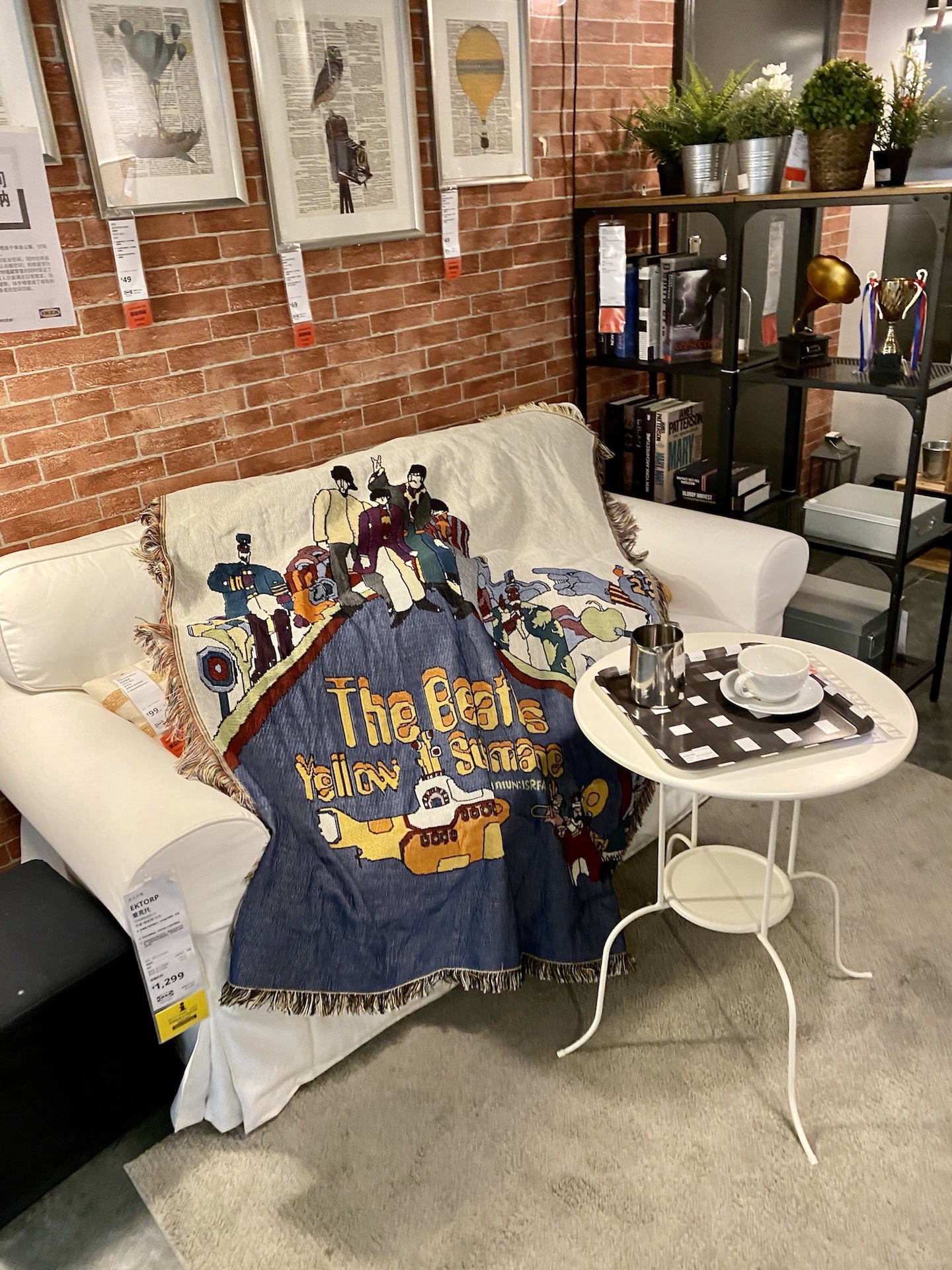 Retro Beatles Blanket - DippedShop Wholesale - #0099