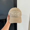 Minimalist Flower Embroidery Versatile Baseball Cap MK2BW6W6HAT88