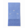 Cute Bowknot Solid Color Tassel Warm Scarf W6W6NSC127