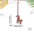 Stylish Rhinestones Beads Crab Pendant Keychain 6W10BBC794