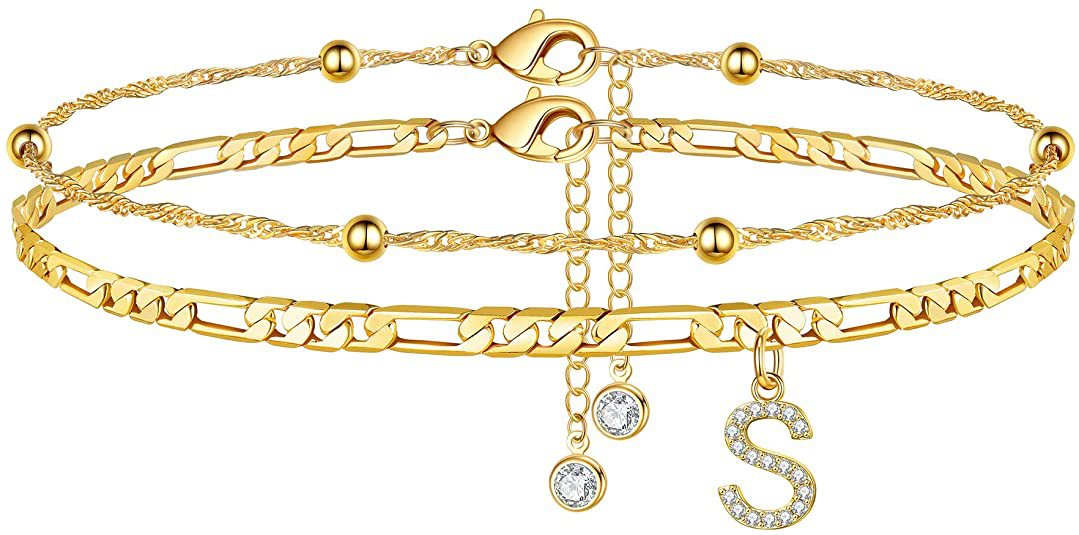 Trendy Initial Letter Gold Pla - DippedShop Wholesale - #4755
