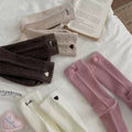 Heart Embroidered Cotton Socks - DippedShop Wholesale - #0307