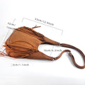 Vintage Studded Tassel Hobo Shoulder Bag 6W10BBG2360