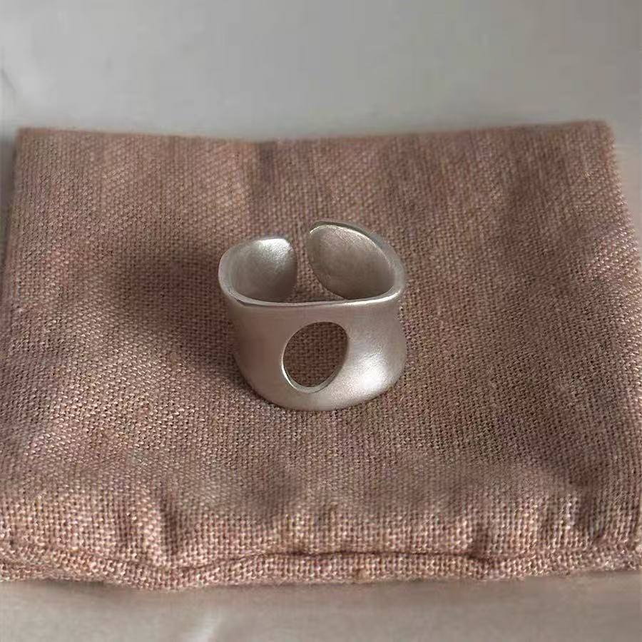 Hollow Wide Open Ring - DippedShop Wholesale - #2931