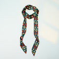 Sweet Floral Print Skin Silk Scarf 6W6NSI226
