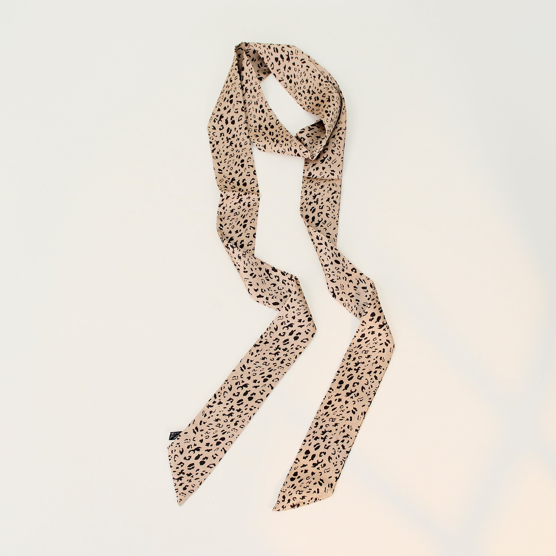 Vintage Leopard Print Silk Scarf 6W6NSI255