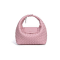 Casual Solid Color Woven Dumpling Handbag 6W10BBG1391