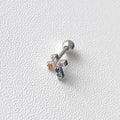 Cubic Zirconia Hoop Earrings - DippedShop Wholesale - #9667