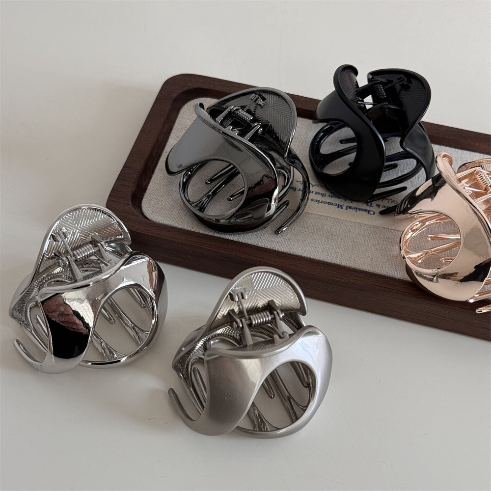 Trendy Hollow Out Metal Strong Hold Hair Claw MK2MBEP6W6HCP363