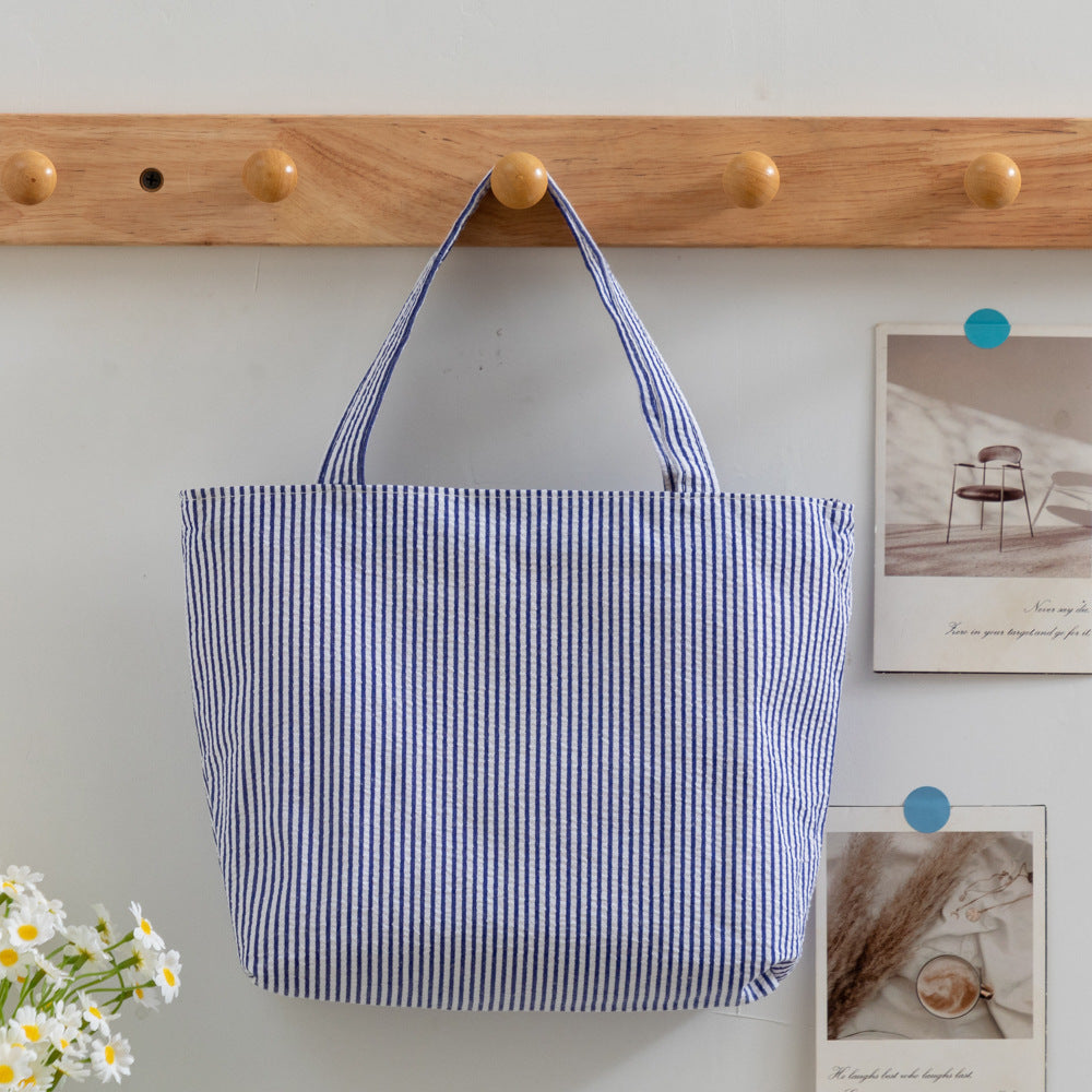 Minimalist Striped Print Large Capacity - DippedShop Wholesale - #0179