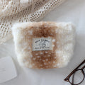 Plush Portable Cosmetic Bag - DippedShop Wholesale - #9043