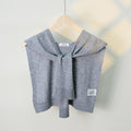 Casual Solid Color Sweater Knit Shawl Wrap 6W6NSC60