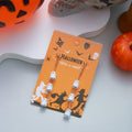 Halloween Rhinestone Skeleton Ghost Tassel Earrings 6W6JER550