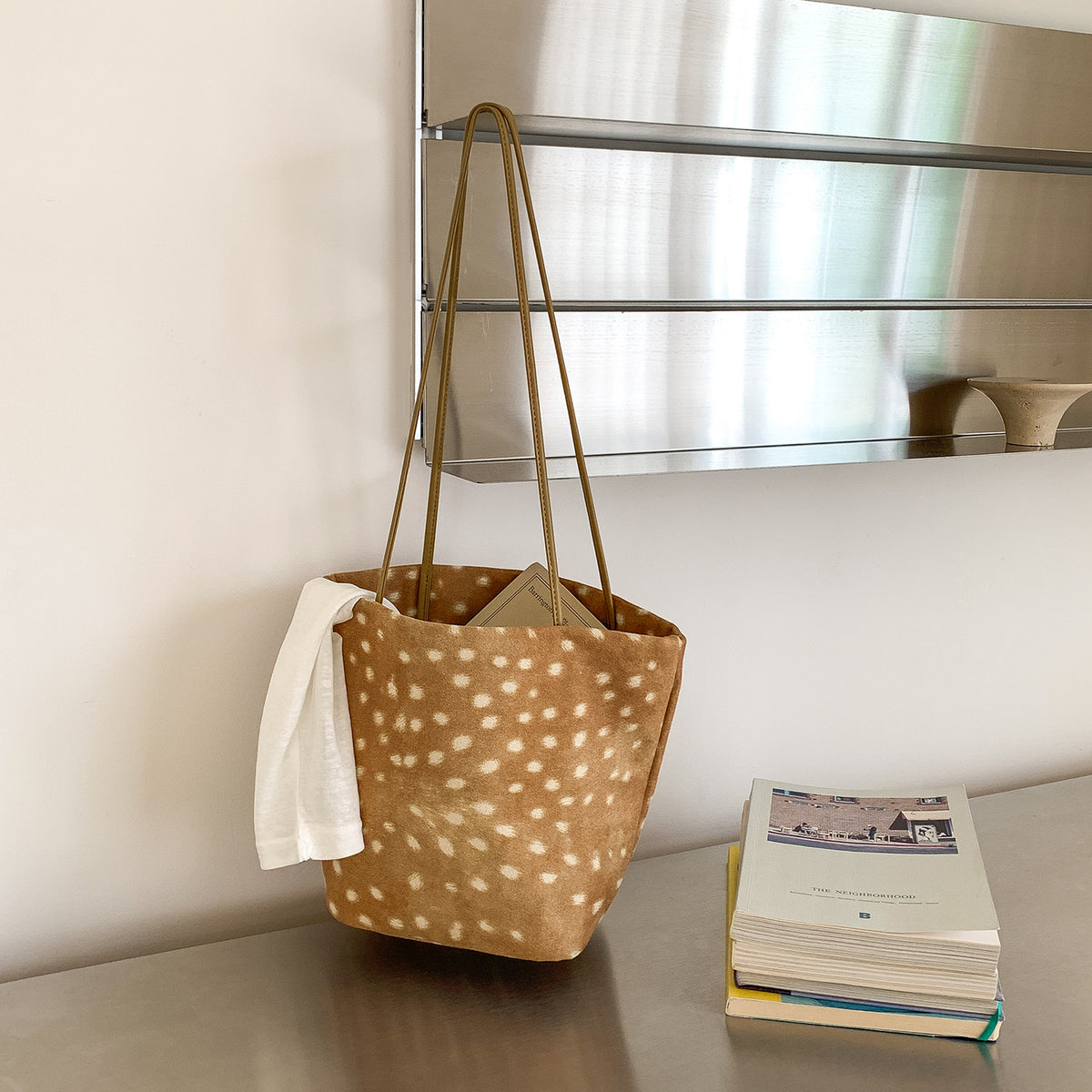 Minimalist Matte Casual Bucket Tote Bag 6W10BBG2474