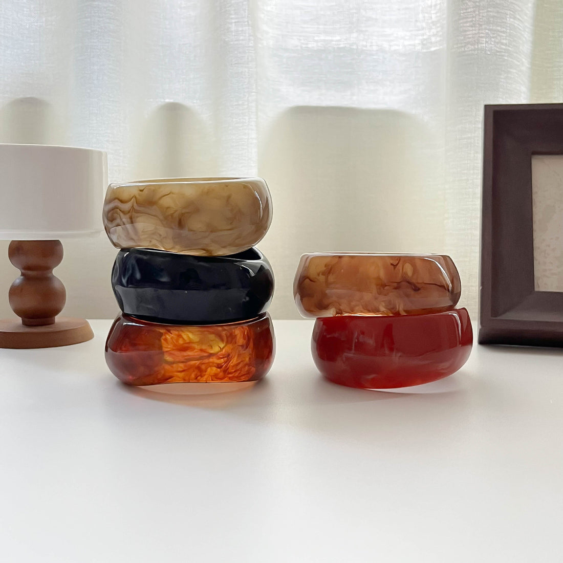 Mnimalist Irregular Resin Wide - DippedShop Wholesale - #3123