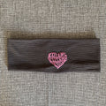Heart Print Sporty Headband - DippedShop Wholesale - #3571
