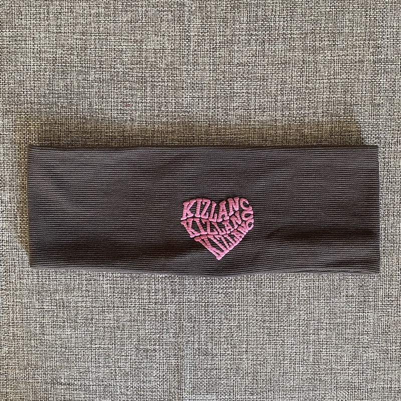 Heart Print Sporty Headband - DippedShop Wholesale - #3571