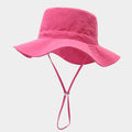 Simple Large Wide Brim Solid Color Bucket Hat 8BK6HAT173T