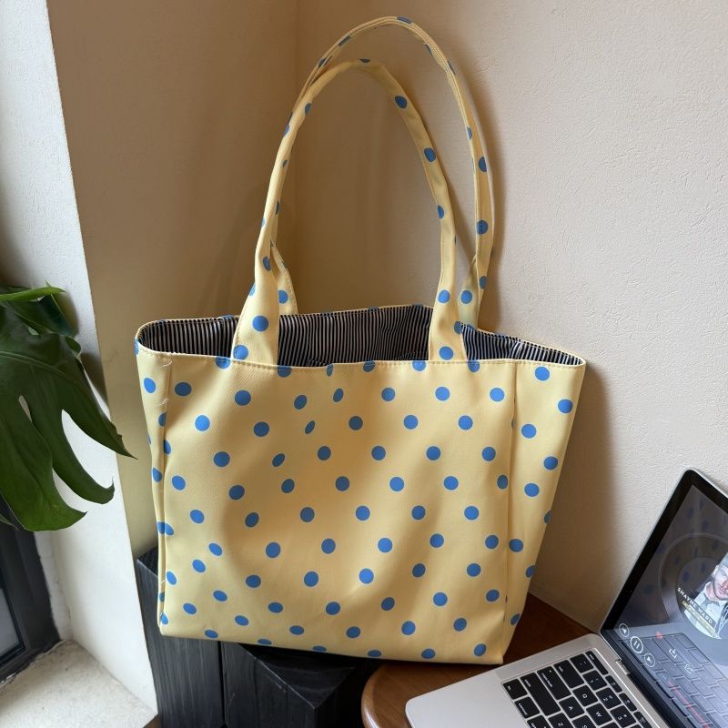 Stylish Polka Dots Large Capacity Tote Bag 6W10BBG1952