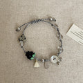 Boho Style Natural Stone Beaded Braided Bracelet 6W6JBR339