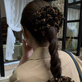 Leopard Print Hair Scrunchie - DippedShop Wholesale - #7091