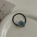 Refined 3D Rose Acetate Elastic Hair Tie MK2BW6W6HHT09