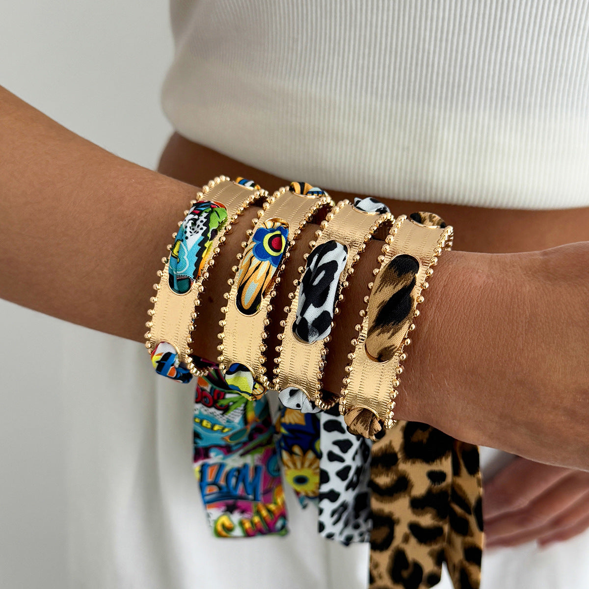 Trendy Gold Plated Leopard Pri - DippedShop Wholesale - #8659