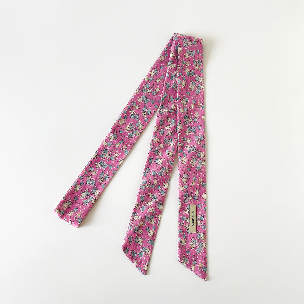 Floral Print Long Scarf - DippedShop Wholesale - #1411