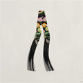 Floral Tassel Silk Scarf - DippedShop Wholesale - #0851