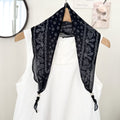 Boho-Style Star Cashew Print Silk Scarf 6W6NSI209