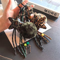 Vintage Leopard Star Pendant Keychain Bag Charm 6W10BBC371
