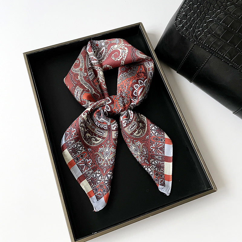 Boho Paisley Print Handbag Accessory Head Scarf MK2BW6W6NSI29