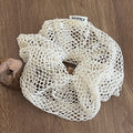 Vintage Hollow Out Knitted Fishnet Beach Scrunchies MK2BW6W6HSR47