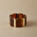 Gold Geometric Stretch Bracelet - DippedShop Wholesale - #6851