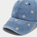 Embroidered Daisy Baseball Cap - DippedShop Wholesale - #3331