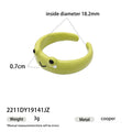Cherry Print Open Ring - DippedShop Wholesale - #8995