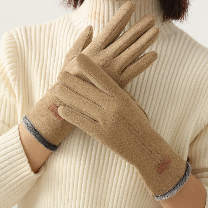 Fleece Lined Warm Gloves - DippedShop Wholesale - #0947