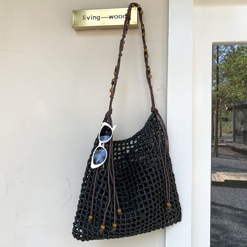 Vintage Beaded Tote Bag - DippedShop Wholesale - #8771
