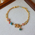 Vintage Gold Flower Bracelet - DippedShop Wholesale - #0083