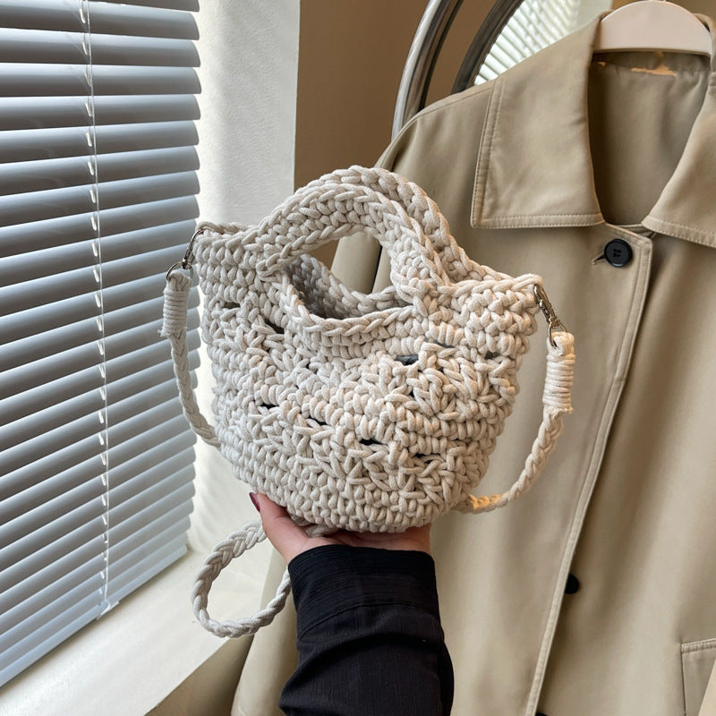 Hand-Woven Bucket Bag - DippedShop Wholesale - #7923