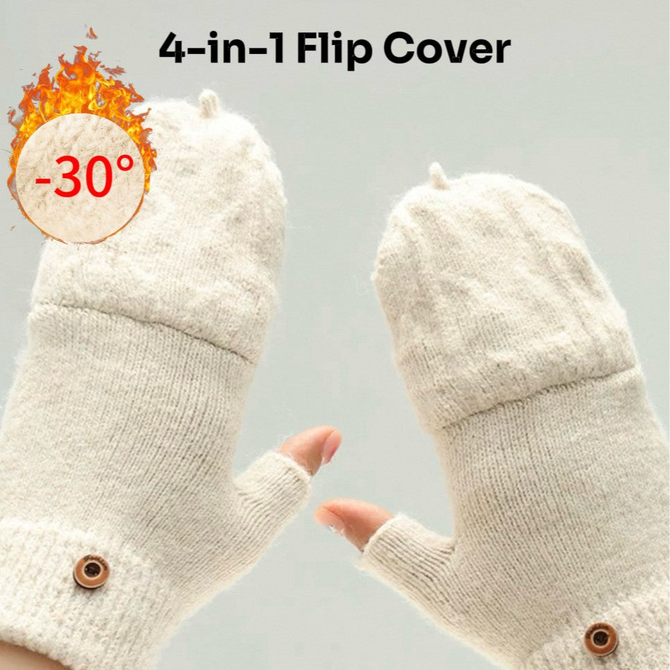 Convertible Fingerless Mittens - DippedShop Wholesale - #0339