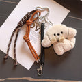 Cute Plush Puppy Pendant Keychain Bag Charm 6W10BBC377