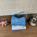 Minimalist Solid Color Suede Handbag 6W10BBG1380