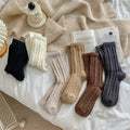Thickened Cable Knit Winter Crew Socks 6W8FSO883