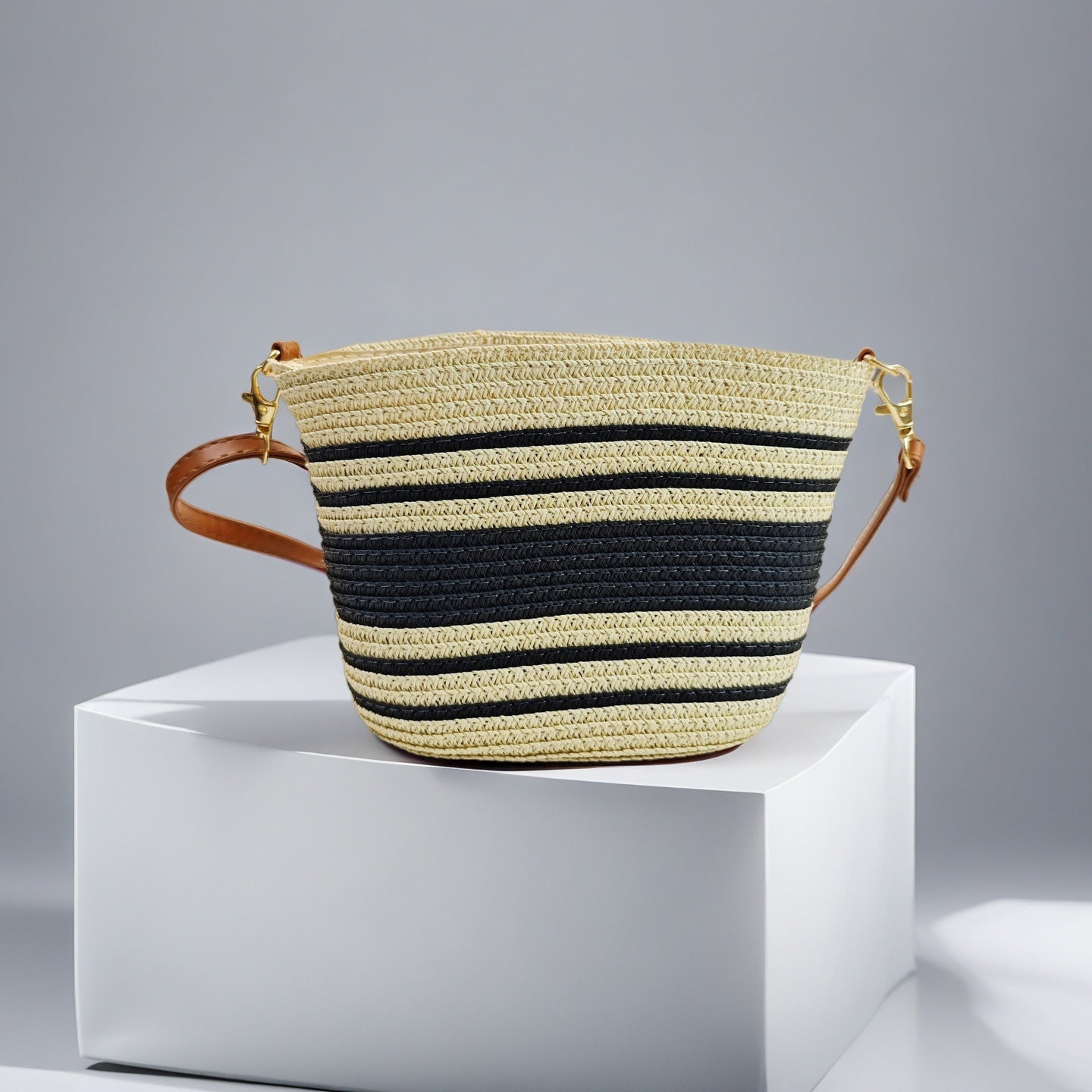 Straw Woven Crossbody Bag - DippedShop Wholesale - #5331
