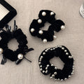 Velvet Pearl Hair Tie - DippedShop Wholesale - #5171