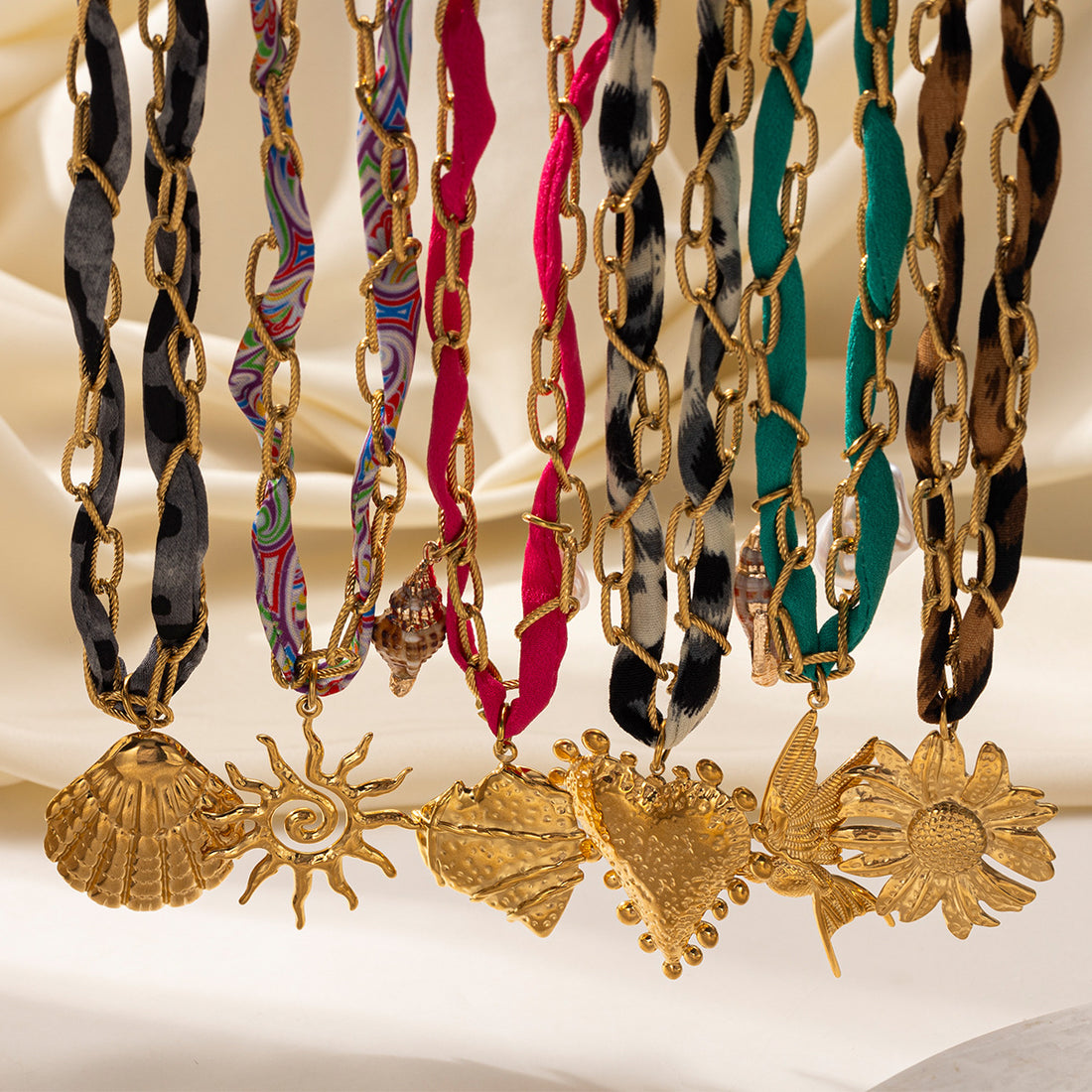 Stainless Steel Silk Chain Necklace - DippedShop Wholesale - #5187