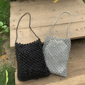 Mini Hand Woven Hollow Square Crossbody Bag 8CW6BBG528L